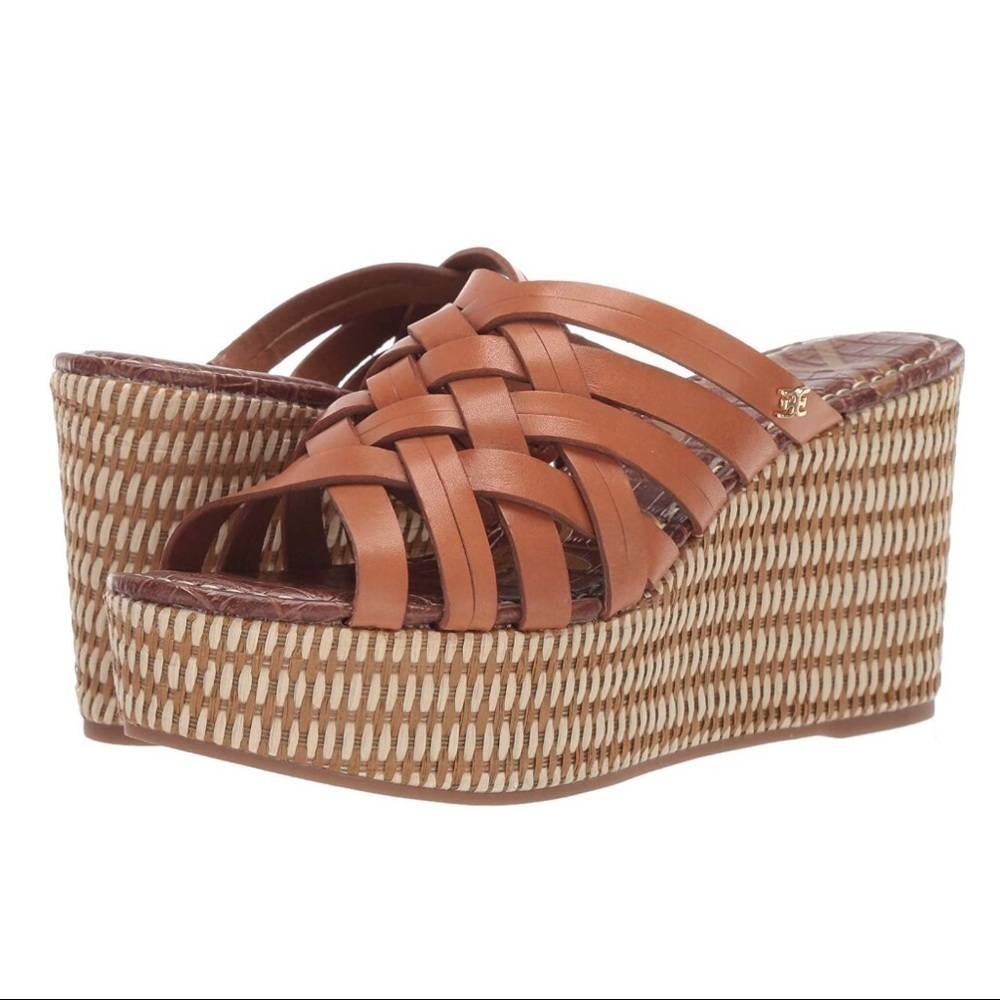 NWOB Sam Edelman Devon Wedge Slide Sandals - Picture 11 of 11